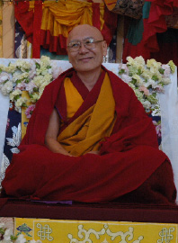 Geshe Tashi Tsering at Chandrakirti Meditation Centre Dec 06